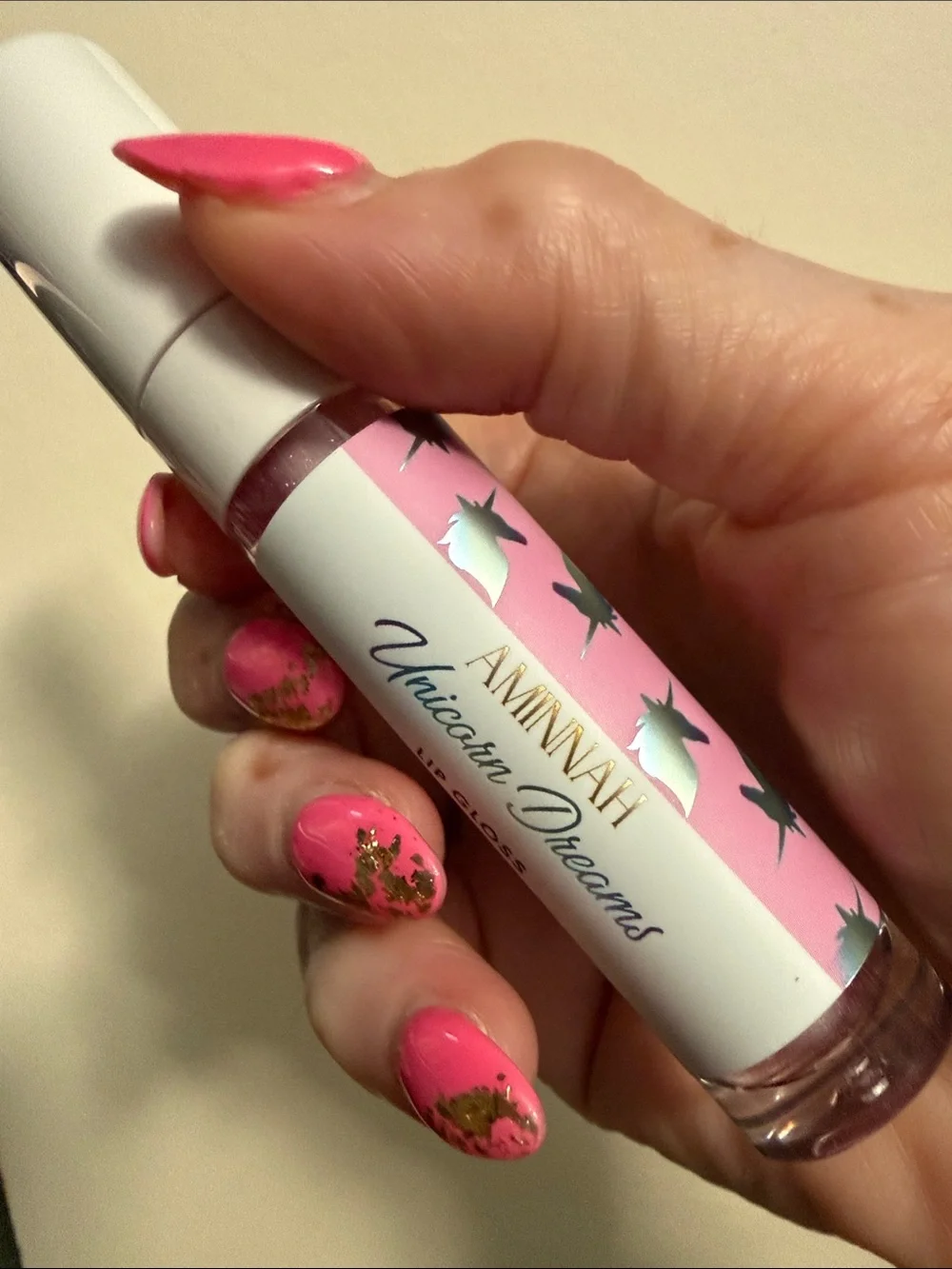 AMINNAH Unicorn Dreams Lip Gloss & Lip Scrub Duo - (2 Pieces)
